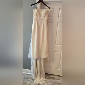 La Sposa Strapless Beaded Wedding Dress